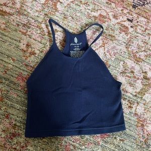 FP Free People Movement Racerback Highneck Navy XS/S